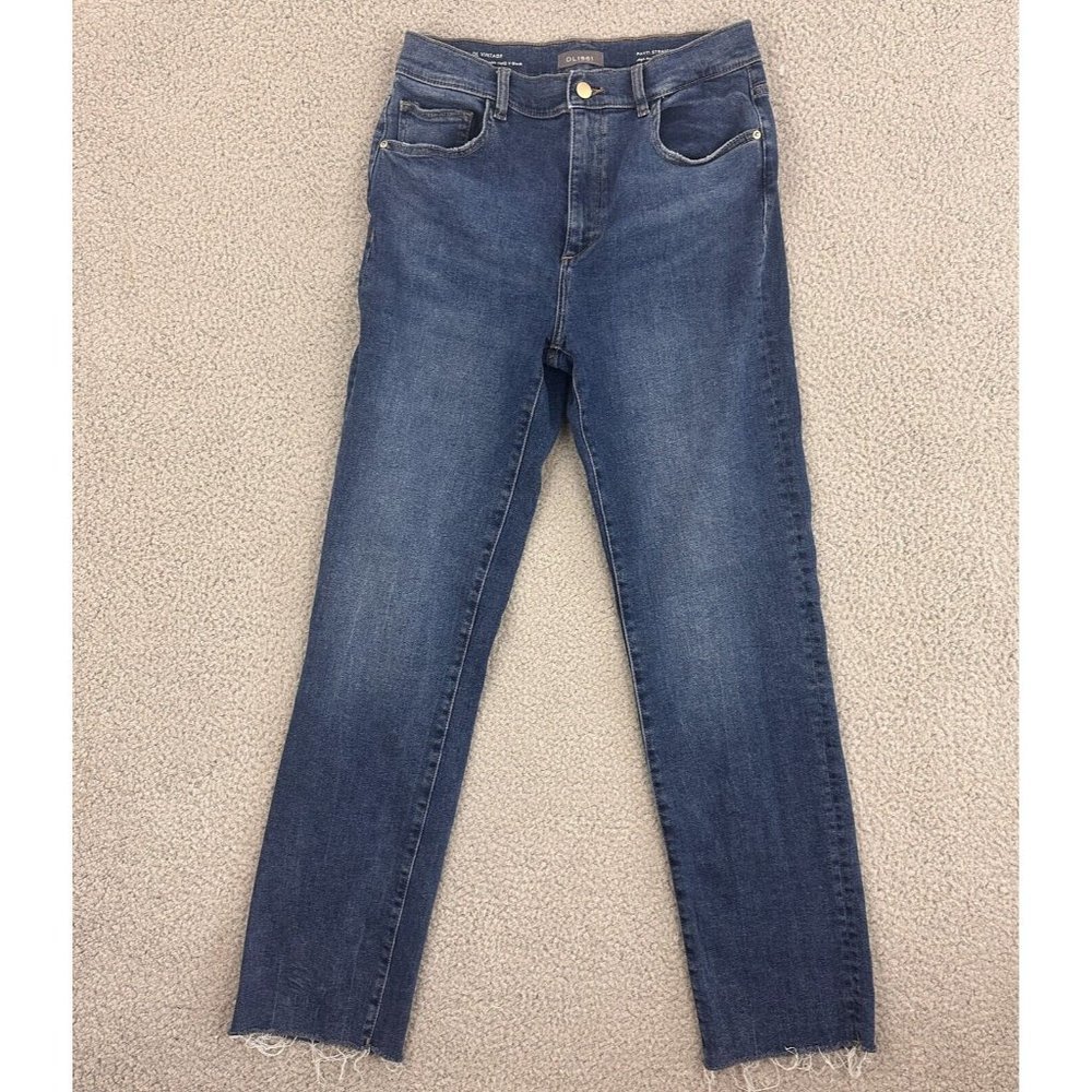 DL1961 Women's Straight Leg Jeans - Indigo